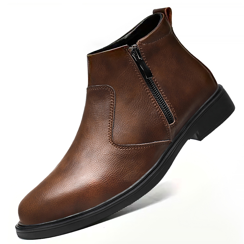 Men'S Shoes Top Brands - Autumn and Winter New High-Top Leather