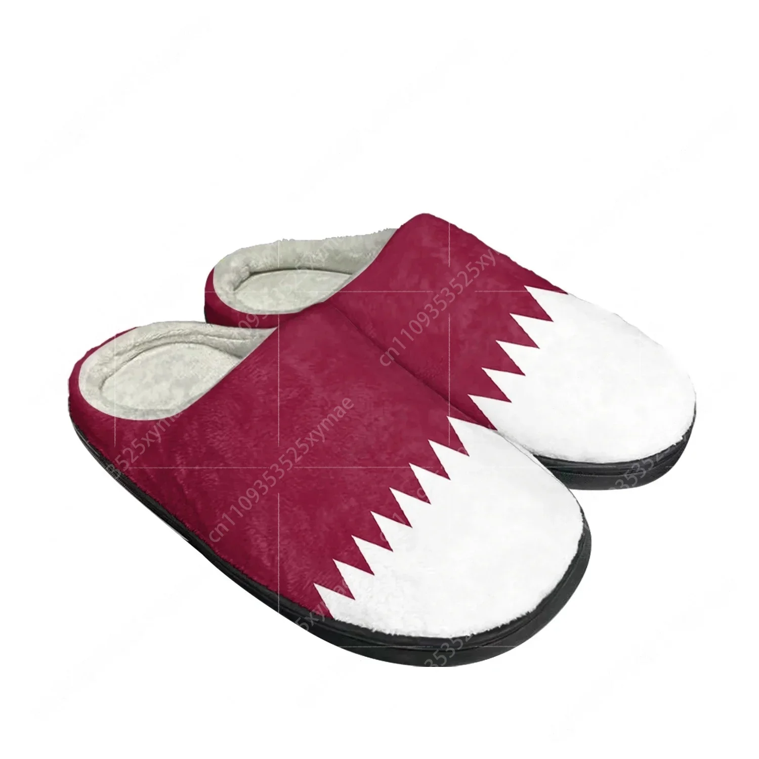 Men'S Shoes In Fashion - Qatar Flag Home Cotton Custom Slippers