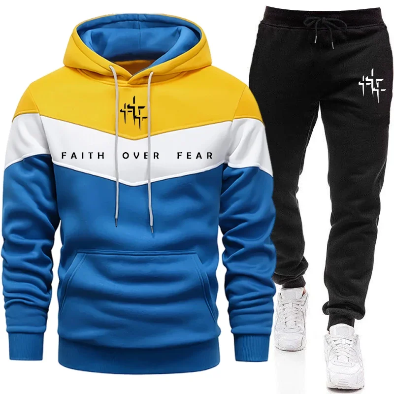 Faith Over Fear Men's Tracksui - огляд і ціна Men Shoes Joggers