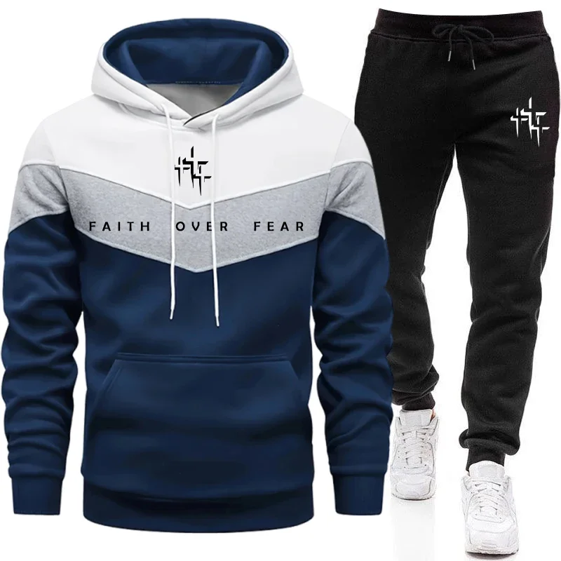 Faith Over Fear Men's Tracksui - огляд і ціна Men Shoes Joggers