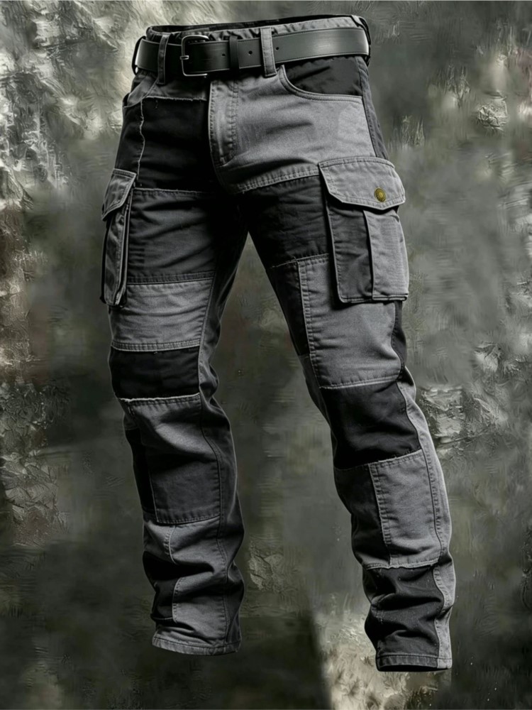 Cotton Men Cargo Pants Khaki C - огляд і ціна Men Shoes Joggers