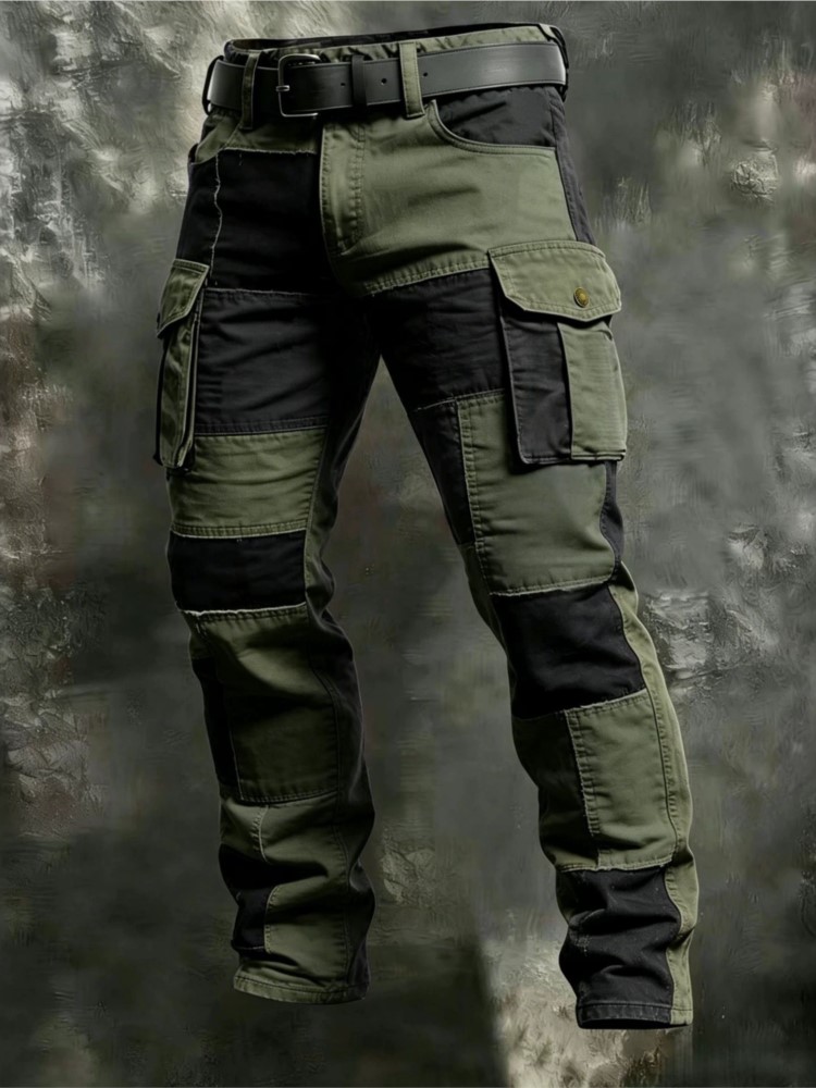 Cotton Men Cargo Pants Khaki C - огляд і ціна Men Shoes Joggers