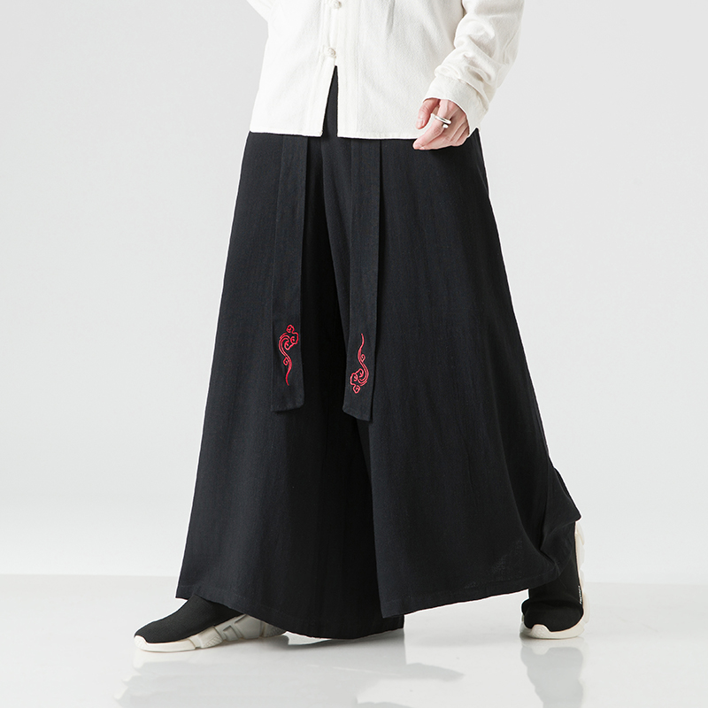 2023 Fashion Men Linen Wide Le - огляд і ціна Men Shoes Joggers