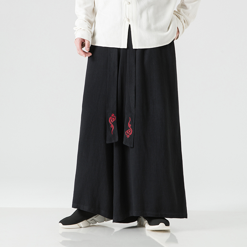 2023 Fashion Men Linen Wide Le - огляд і ціна Men Shoes Joggers