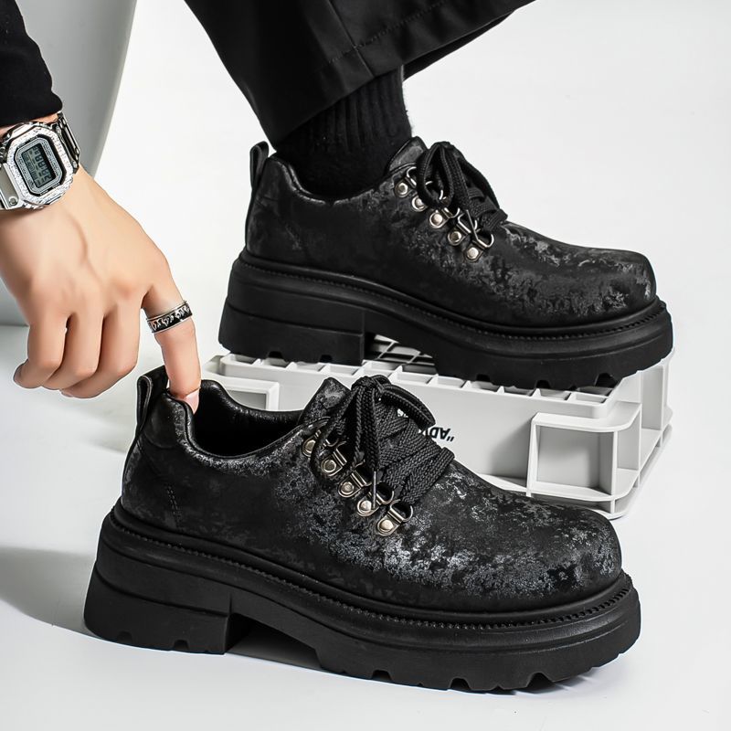 Winter Men Retro British Style - огляд і ціна Men'S Shoes To Increase Height
