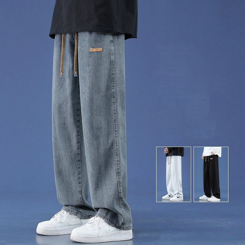 Summer Thin Men's Baggy Jeans  - огляд і ціна Men'S Shoes For Jeans