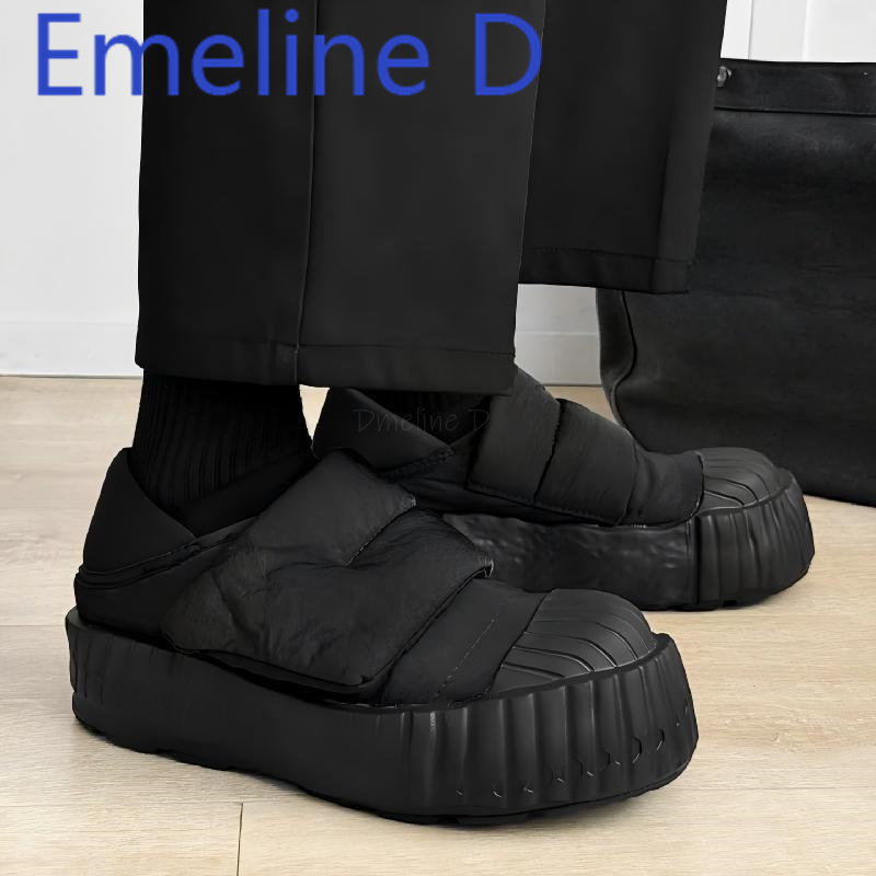 Step On Couple's Snow Boots Th - огляд і ціна Men Shoes Velcro
