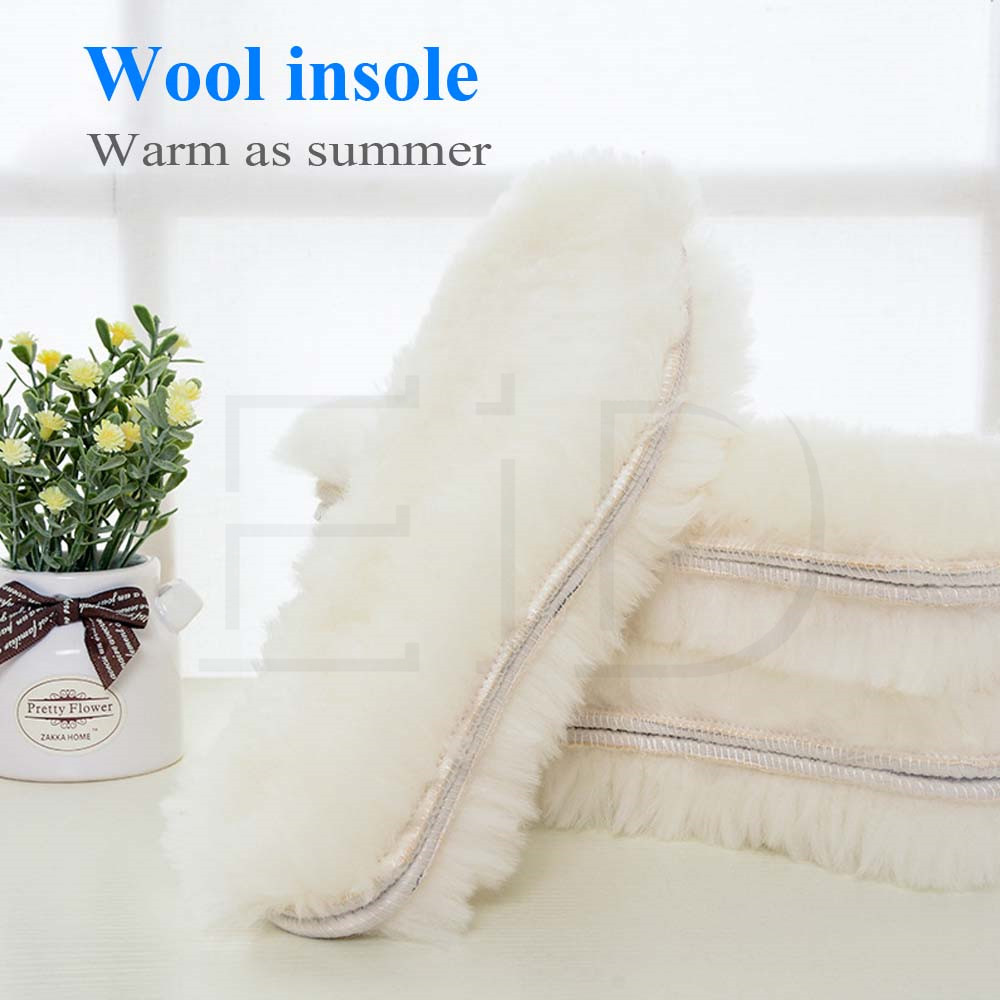 Natural Wool Insoles Fur warm  - огляд і ціна Men Shoes Eid