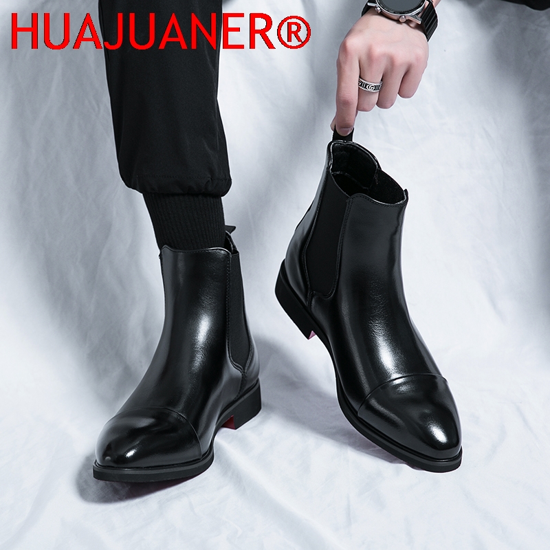 British Style Men's Black Chel - огляд і ціна Men'S Shoes Top Brands