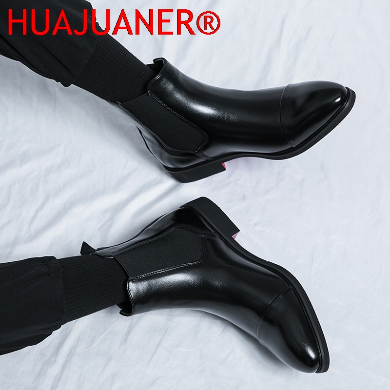 British Style Men's Black Chel - огляд і ціна Men'S Shoes Top Brands
