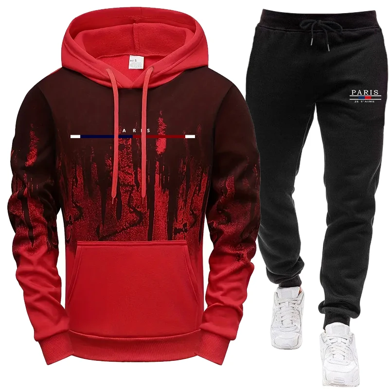 Men's Set/Hoodie/Pants Autumn  - огляд і ціна Men Shoes Joggers