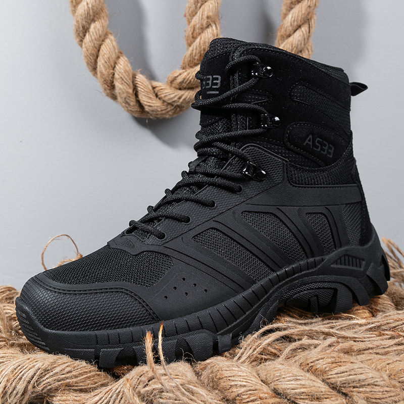 Men Tactical Boots Lace Up Des - огляд і ціна Men'S Shoes Hiking