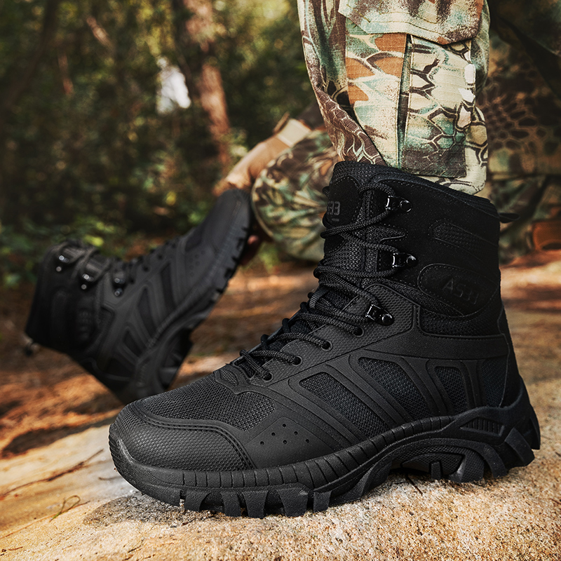 Men Tactical Boots Lace Up Des - огляд і ціна Men'S Shoes Hiking