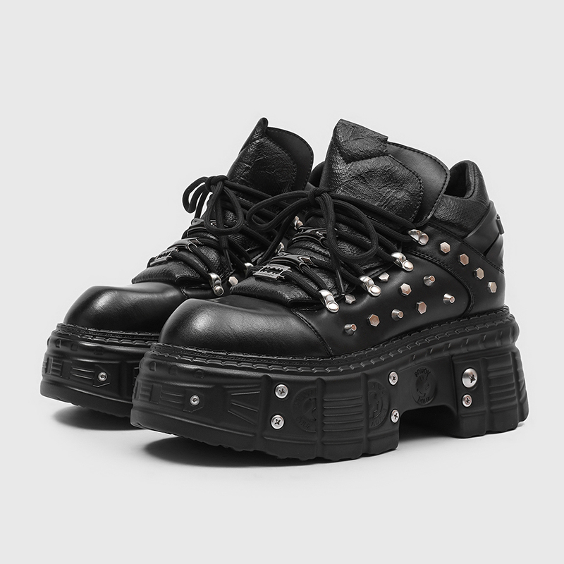 New Gothic Punk Men's Platform - огляд і ціна Men'S Shoes To Increase Height