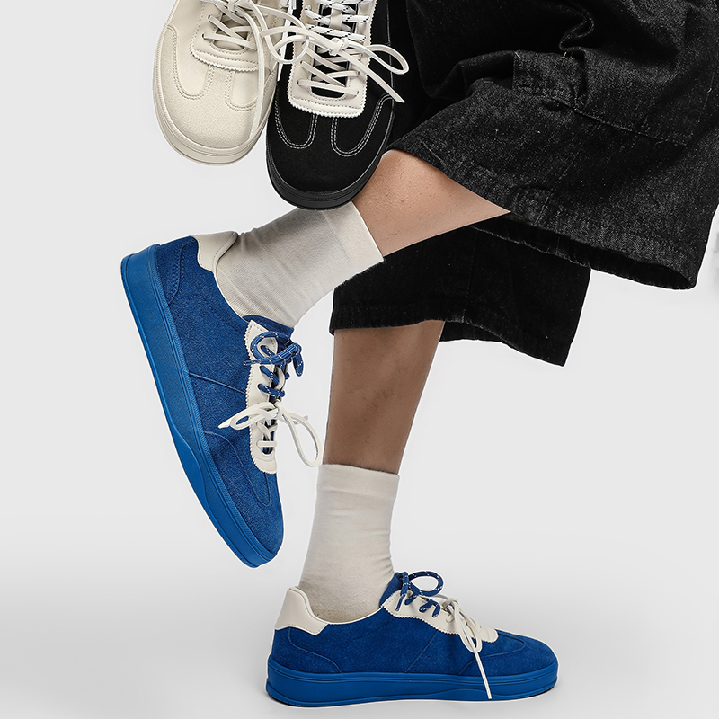 Men's Retro Patchwork Color Sn - огляд і ціна Men Shoes Velcro