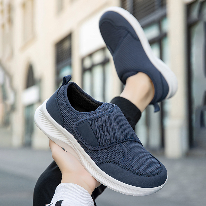Men's Wide-Fit Mesh Breathable - огляд і ціна Men Shoes Velcro