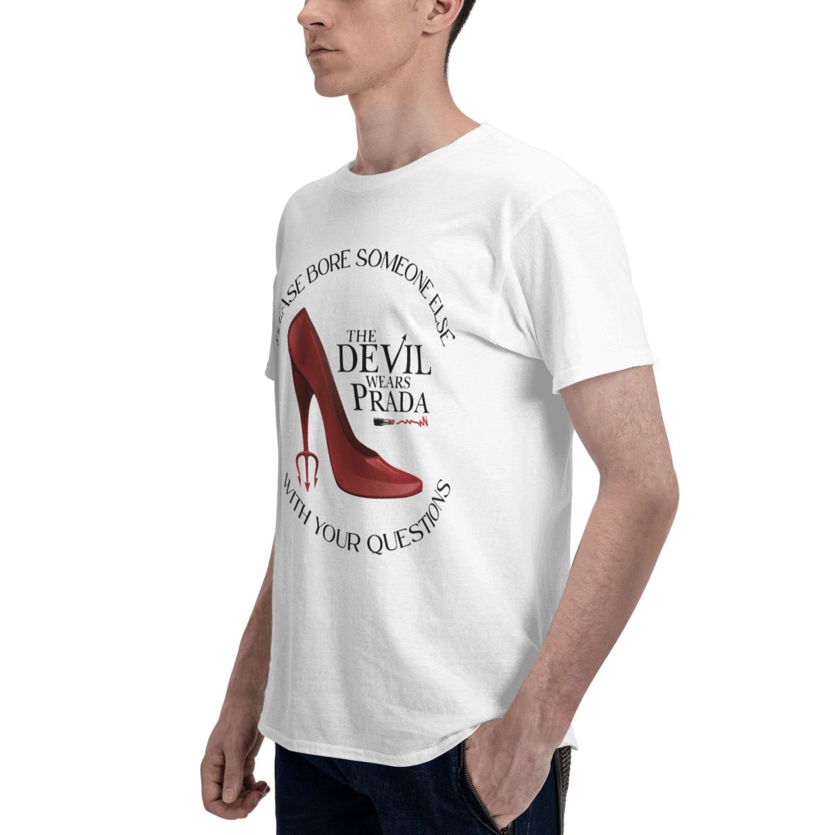 Men Red High Heel Shoe The Dev - огляд і ціна Men Shoes Prada