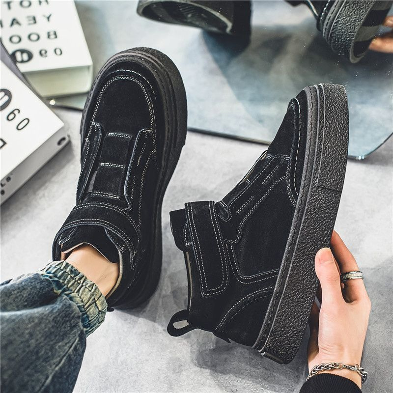 2026 Fashion High Top Velcro S - огляд і ціна Men Shoes Velcro