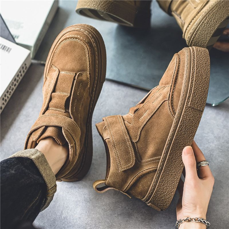 2026 Fashion High Top Velcro S - огляд і ціна Men Shoes Velcro