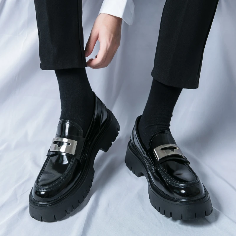 Platform New Men's Dress Leath - огляд і ціна Men Shoes Prada