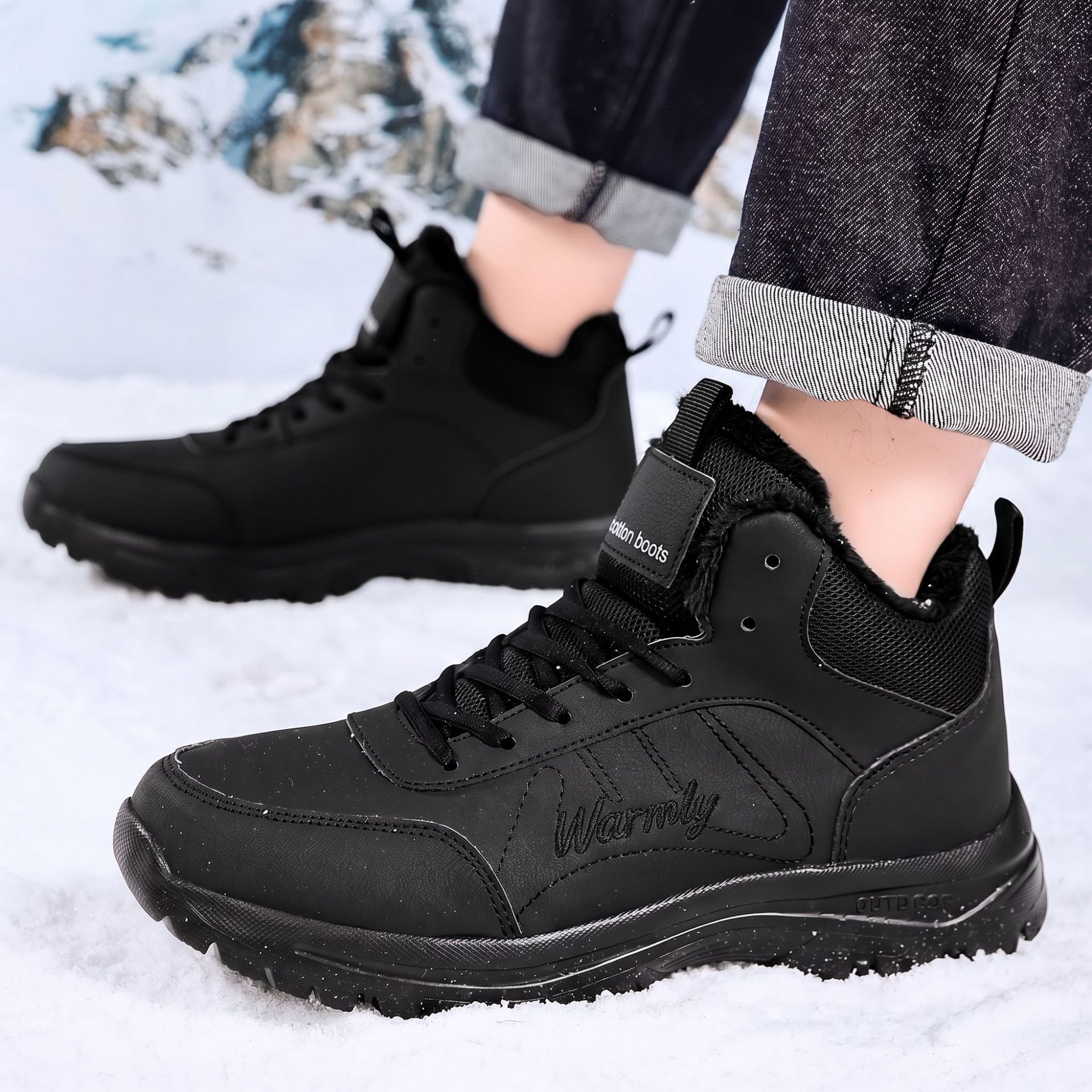 Men's cotton shoes with thick  - огляд і ціна Men'S Shoes Hiking